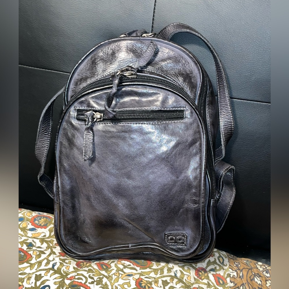 Unisex BEDSTU Distressed leather mini backpack